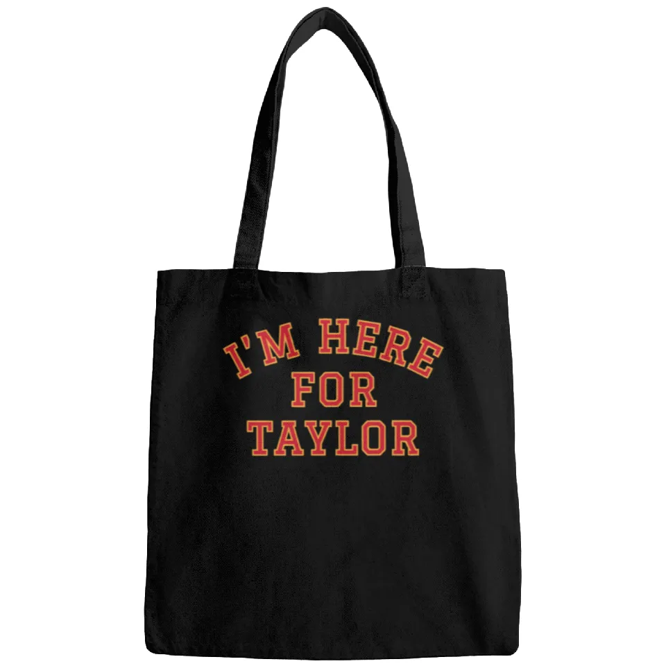 I'm Here For Taylor Bags, Chiefs Taylor Bags, Taylor Football Bags